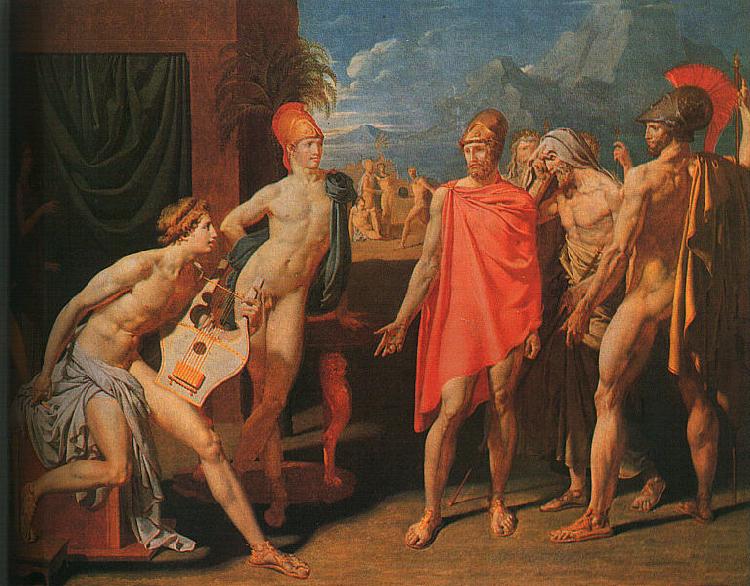 Jean-Auguste Dominique Ingres The Ambassadors of Agamemnon in the Tent of Achilles oil painting picture